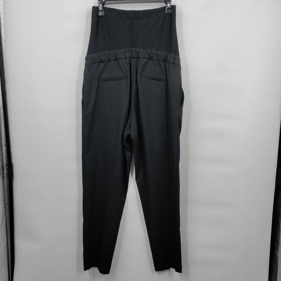 H&M Black Straight Leg Pants maternity - Picture 4 of 12